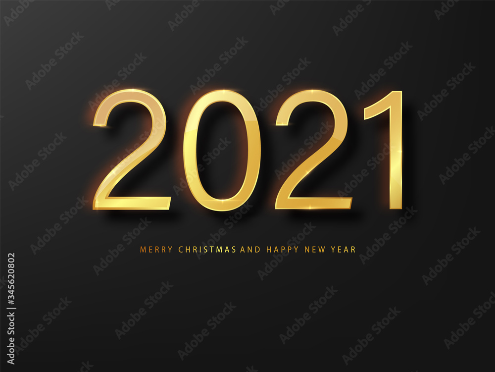 2021 Happy New Year greeting card gold and black background. Black New Year background. Cover of business diary for 2021 with wishes. Brochure design template, card, banner 2021 Happy New Year greeting card gold and black background. Black New Year background. Cover of business diary for 2021 with wishes. Brochure design template, card, banner