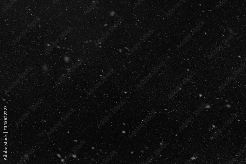 Obraz premium A negative of the real snowy afternoon sky for use as a blend layer when compositing