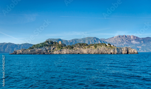 Sirenuses islands ( Li Galli) close to Positano at Amalfi coast.
