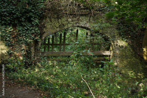 Old bridge over the stream