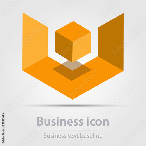 Originally created color business icon