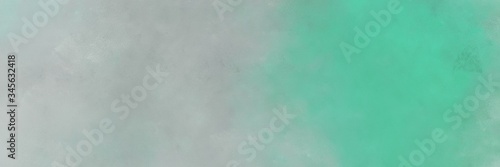 painted antique horizontal texture background with ash gray, medium aqua marine and pastel gray color