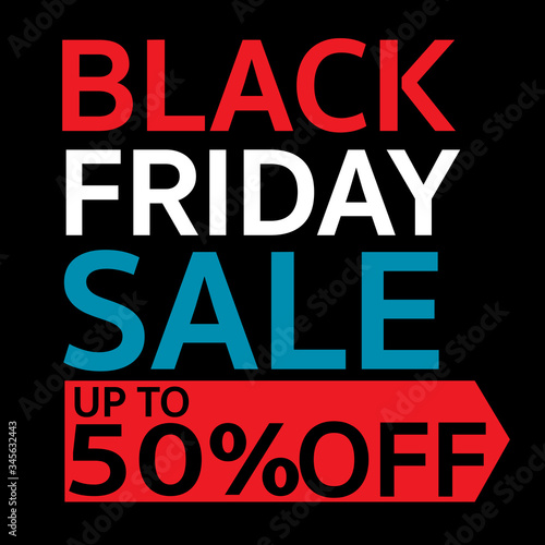 Wallpaper Mural Black Friday Sale Poster. Discounts and business concept. Vector illustration design. Torontodigital.ca