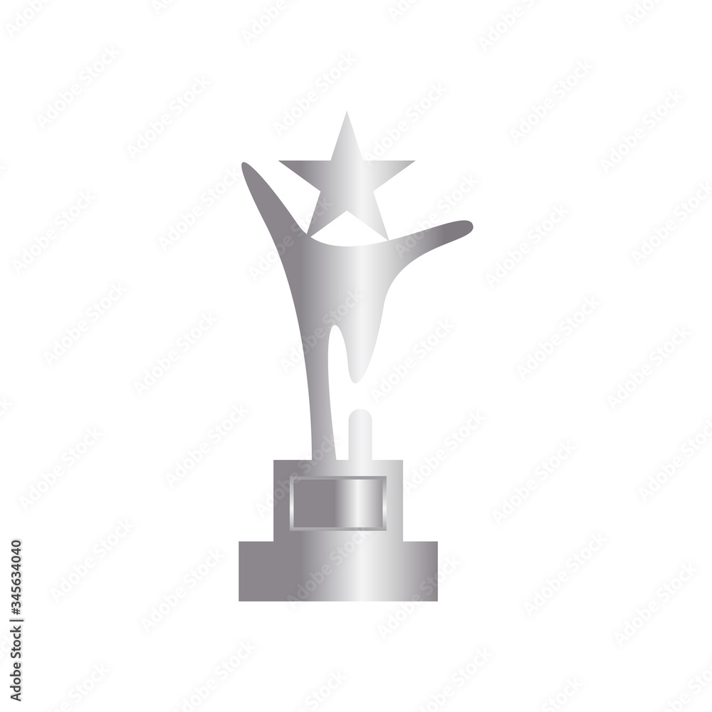 Trophy flat icon