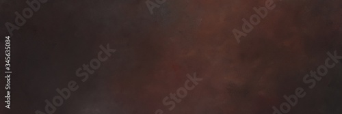 painted grunge horizontal banner background  with very dark violet, very dark pink and old mauve color