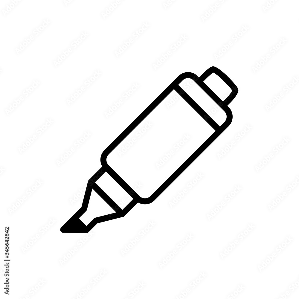 Highlighter icon Design Vector Template Highlighter icon Design Vector Template