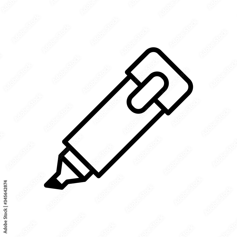 Highlighter icon Design Vector Template Highlighter icon Design Vector Template