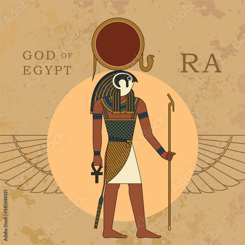 The ancient Egyptian god Ra.