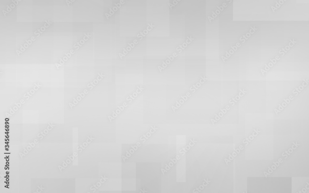 Fototapeta premium Abstract white and gray polygon square pattern gradient background. with space for concept design Technology and modern. 3d render illustration.