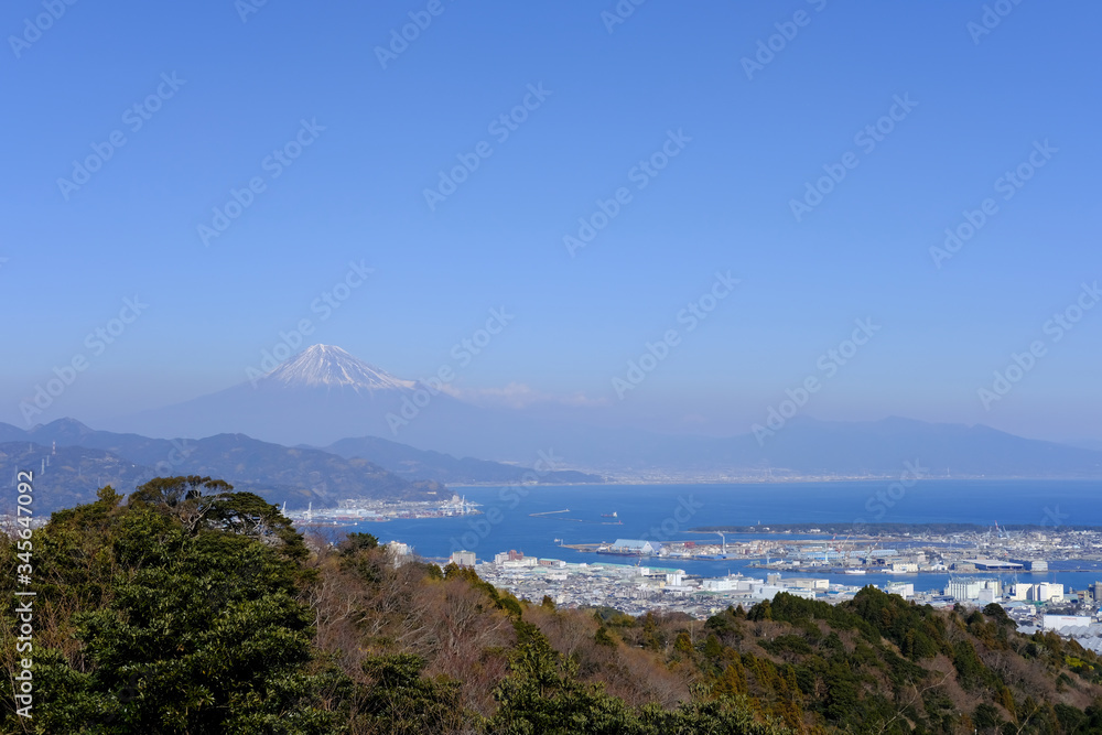 静岡日本平からの富士山 静岡日本平からの富士山