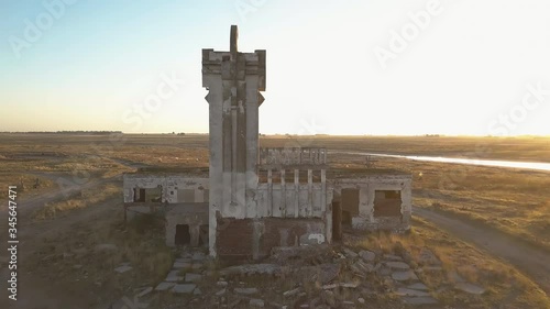 Abandoned slaughterhouse in the village of epecuen