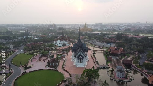 Wallpaper Mural  Aerial Nice , Architecture Sanphet Prasat Palace, Ancient City, Castle Bangkok, Thailand Torontodigital.ca