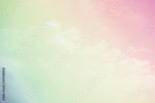 Sky and clouds in pastel tones © Nattawut