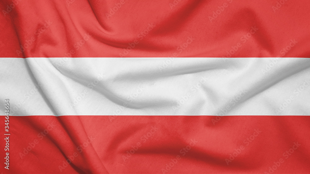 Austria flag with fabric texture Austria flag with fabric texture