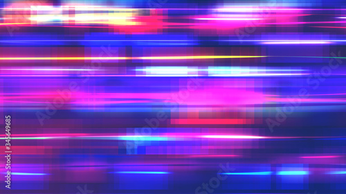 Abstract digital blue purple lines speed motion light background. hi tech concept for business technology.