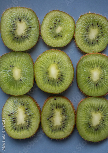 kiwi fruit on a plate