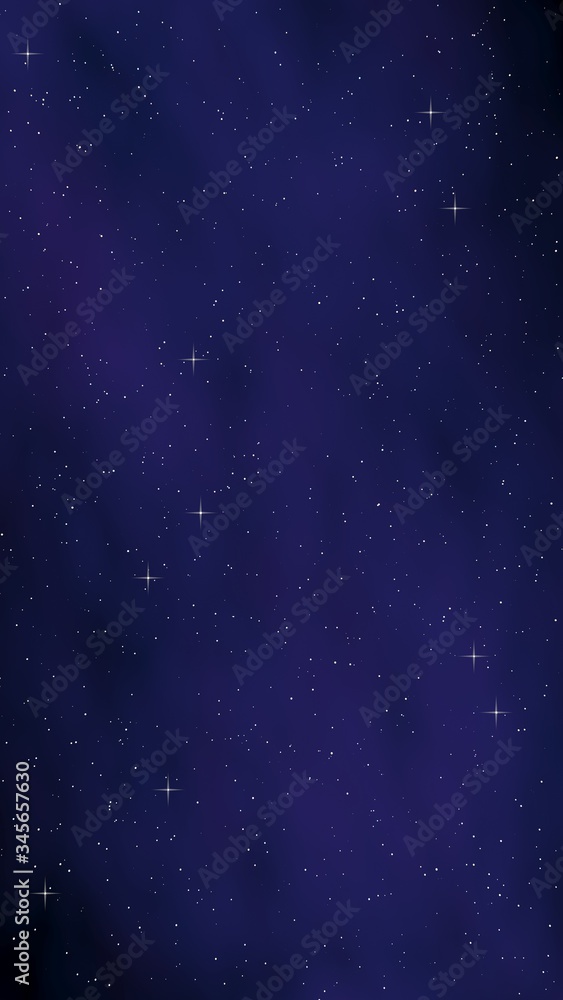 Fototapeta premium Colorful and beautiful space background. Outer space. Starry outer space texture. 3D illustration