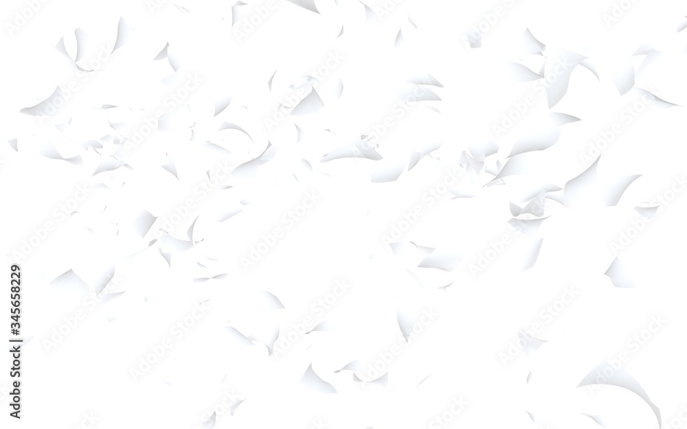 Flying sheets of paper isolated on white background. Abstract money is flying in the air. 3D illustration Flying sheets of paper isolated on white background. Abstract money is flying in the air. 3D illustration