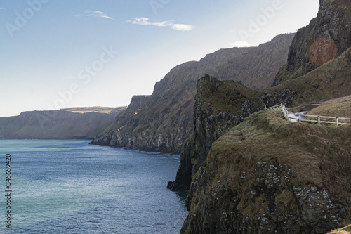 The White Cliffs Of Carrick A Rede, Northern Ireland photo