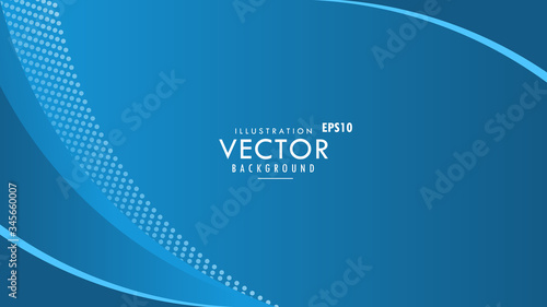 vector graphic design modern Blue Calm Gradient background wallpaper for business, company, office, corporate, web, presentation, publication, advertising with blank text space side template