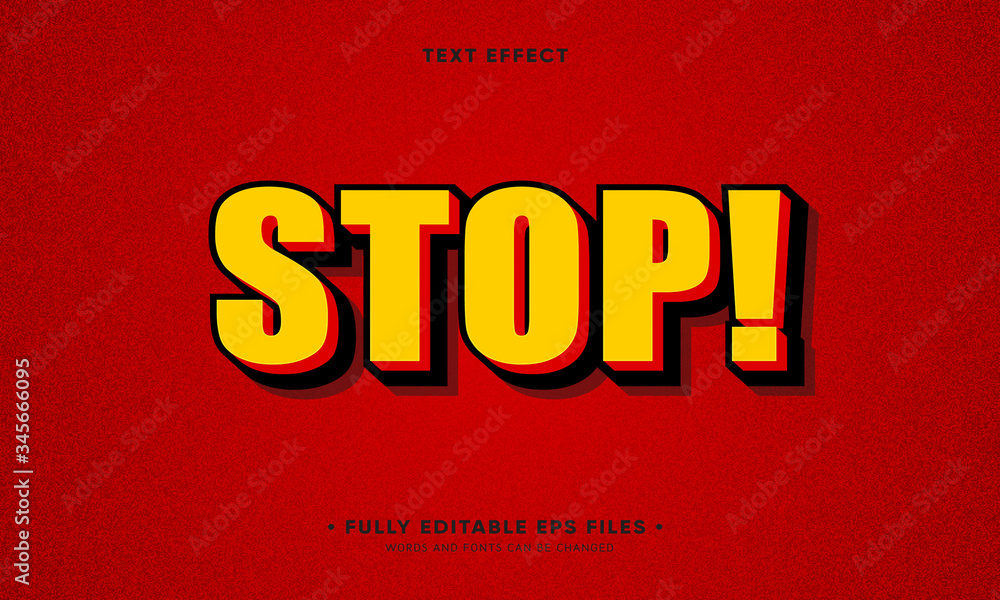 stop editable text effect