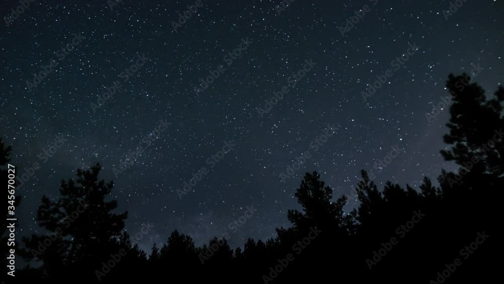 Time lapse of moving galaxy milky way in starry sky. 4K Time lapse of moving galaxy milky way in starry sky. 4K