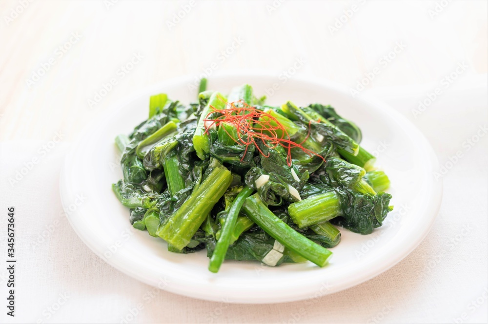 青菜炒め 青菜炒め