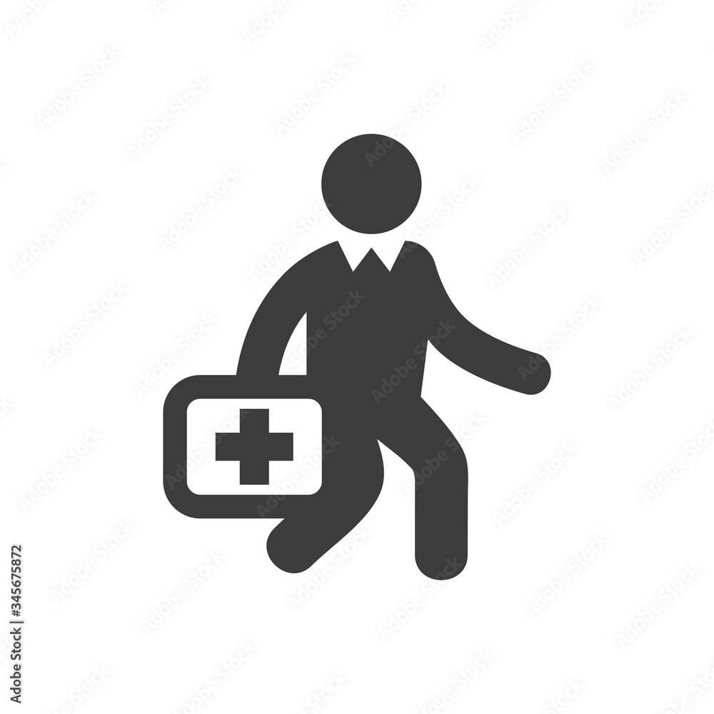 Doctor on duty icon Doctor on duty icon
