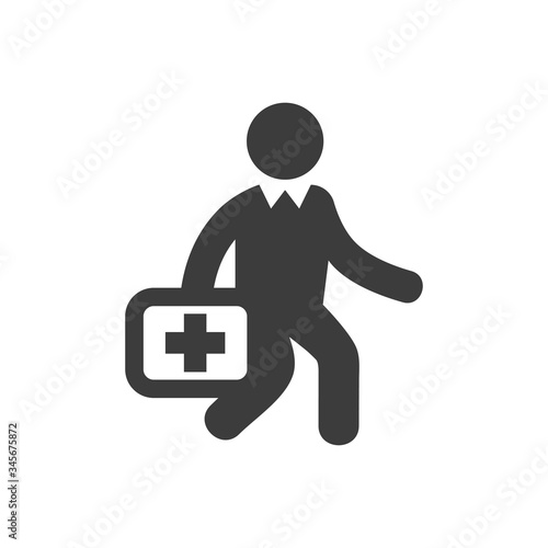 Doctor on duty icon