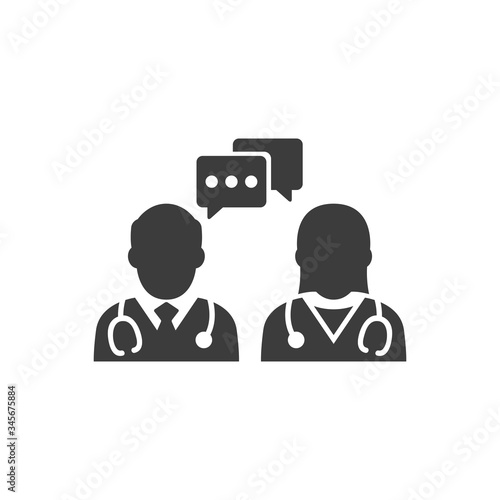 Medical specialized conversation icon