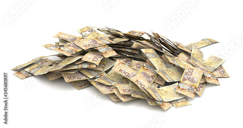 Stack of Canadian Dollars photo