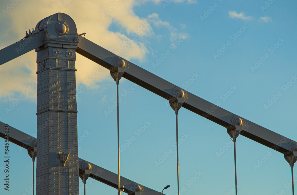 buttress of the bridge in Moscow buttress of the bridge in Moscow