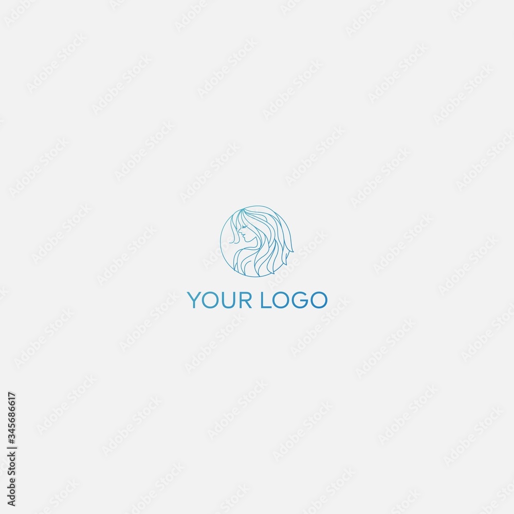 line art beauty women style fashion logo line art beauty women style fashion logo