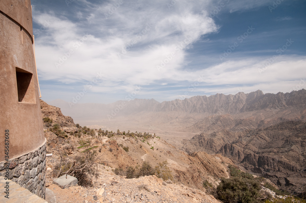 Wakan / Wakkan mountain village in Oman