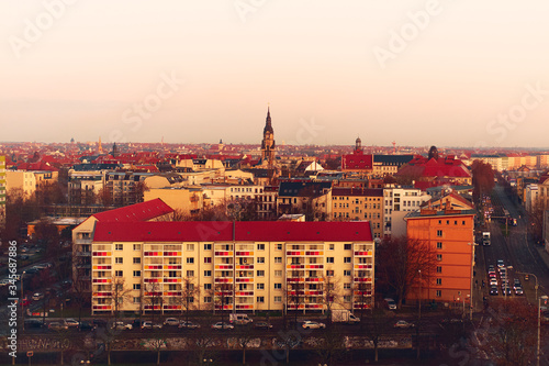 Leipzig, Blick zur Michaeliskirche photo