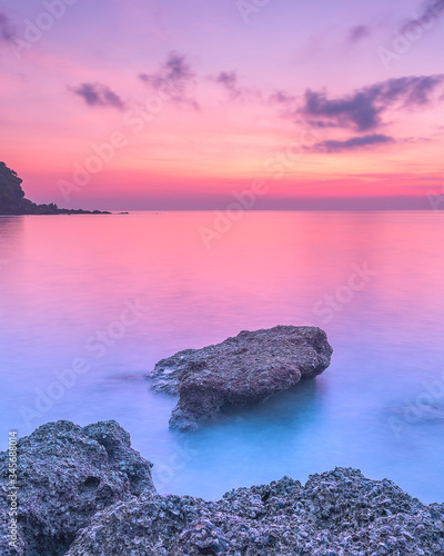 Wallpaper Mural Beautiful sunrise at Rayong beach, Thailand Torontodigital.ca