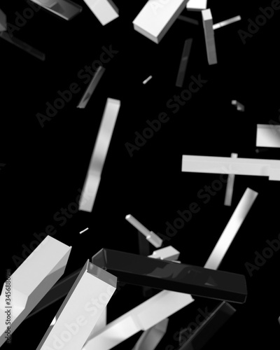 piano keys, abstraction photo