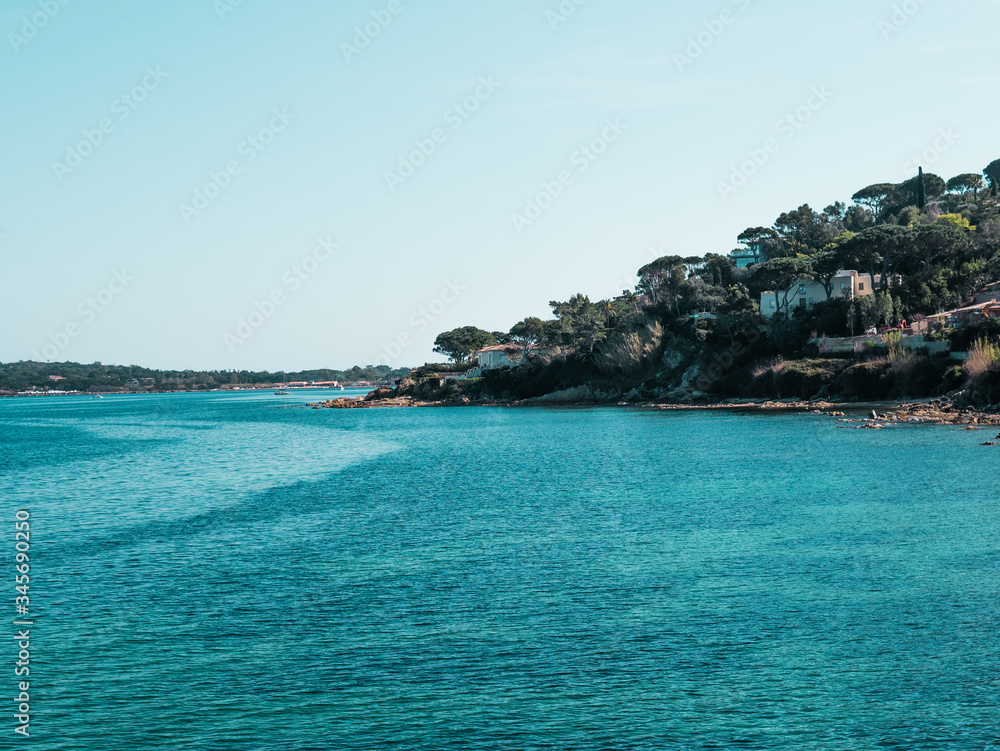 Naklejka premium island in the sea