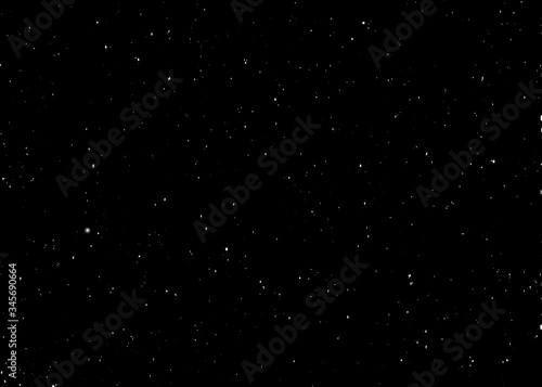 Stars illustration on black background.