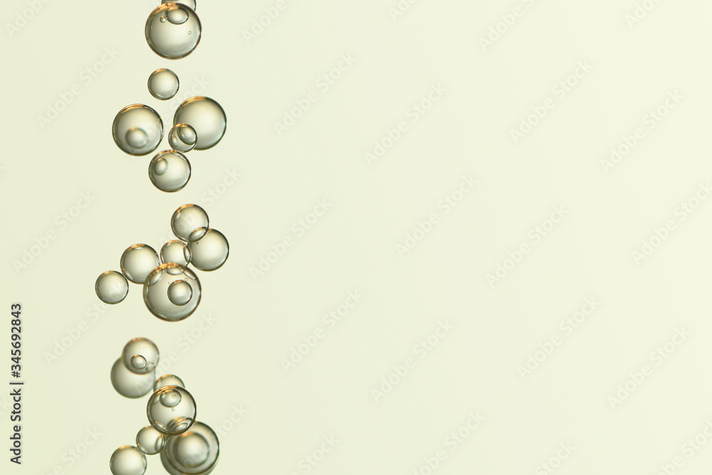 Fototapeta premium Flowing bubbles