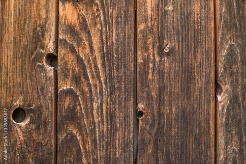 wall with old wooden boards background.