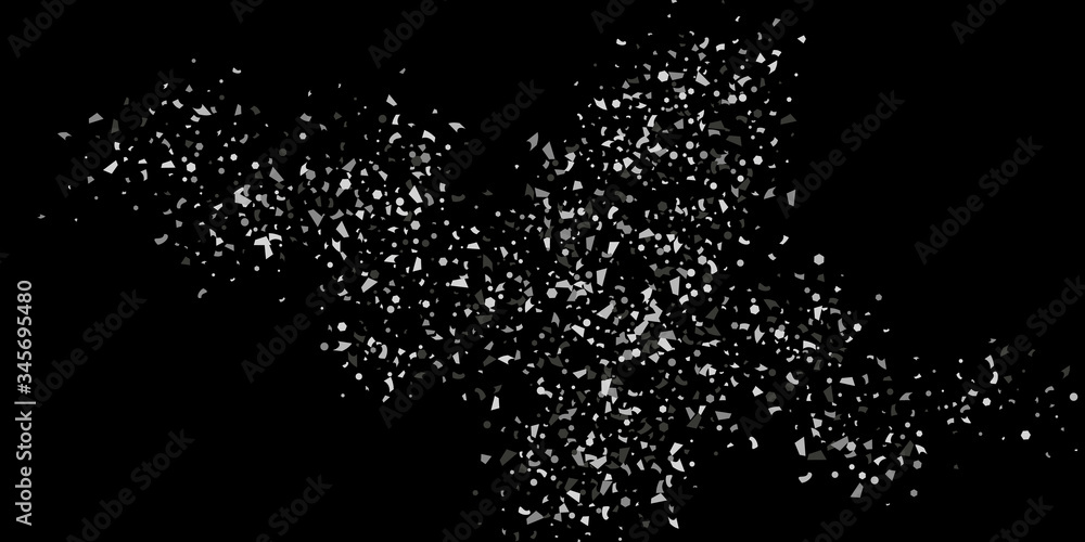 Obraz premium Silver confetti.