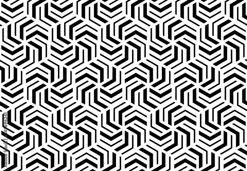 Abstract geometric pattern. A seamless vector background. White and black ornament. Graphic modern pattern. Simple lattice graphic design Abstract geometric pattern. A seamless vector background. White and black ornament. Graphic modern pattern. Simple lattice graphic design