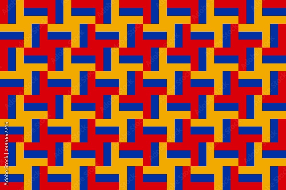 Simple geometric pattern in the colors of the national flag of Armenia Simple geometric pattern in the colors of the national flag of Armenia
