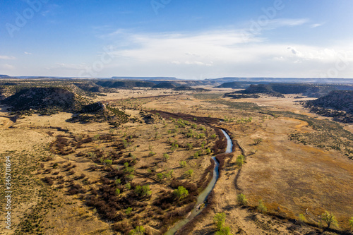 Comanche National Grassland - La Junta, Colorado. Aerial Drone Photo