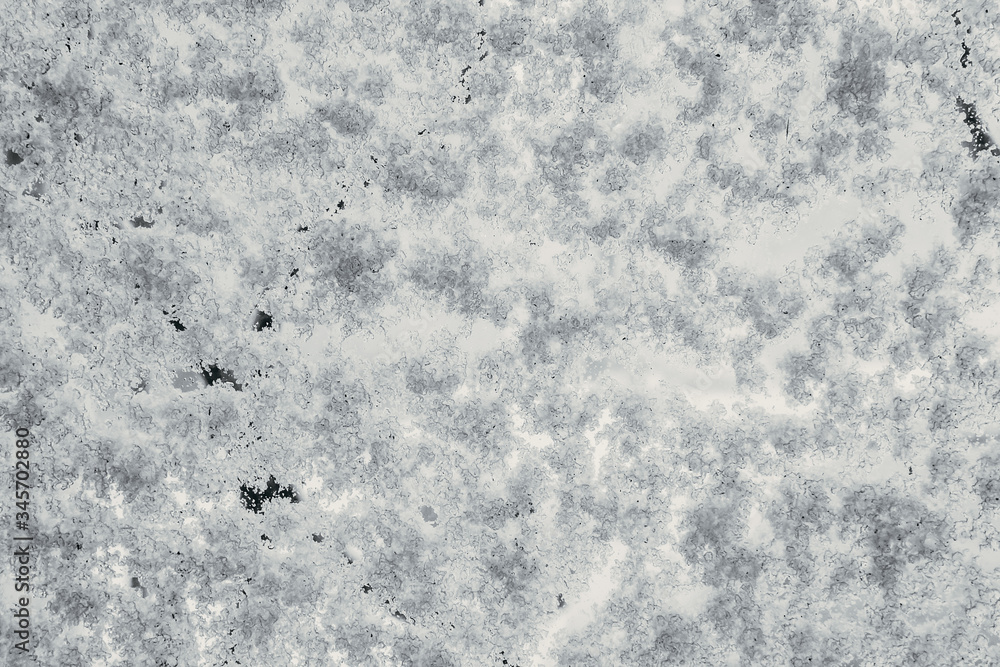 Fototapeta premium white snow on window glass