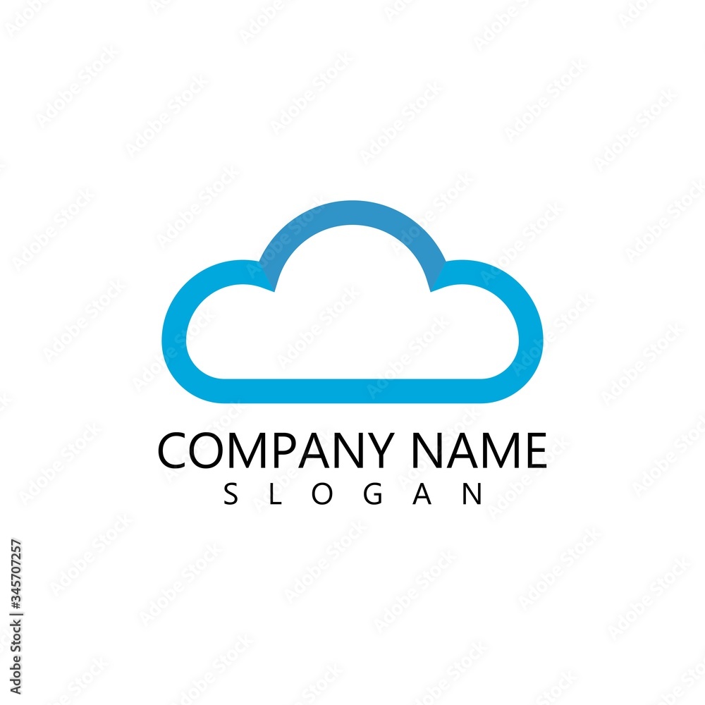 cloud logo vector cloud logo vector