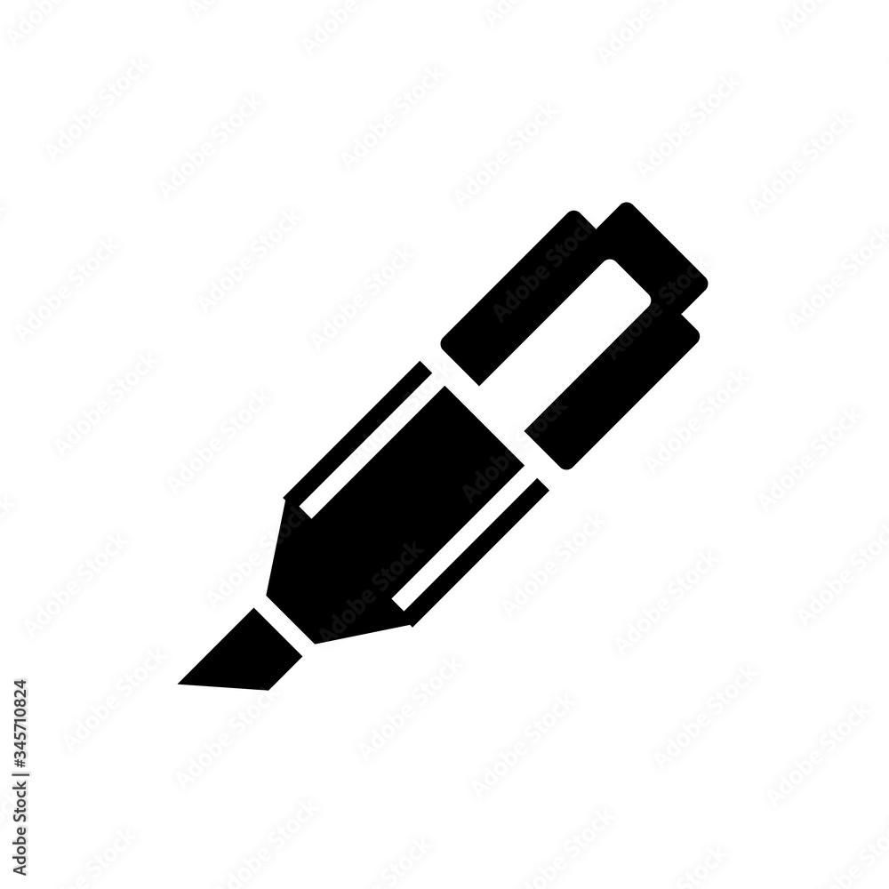 Highlighter Icon Design Vector Logo Highlighter Icon Design Vector Logo