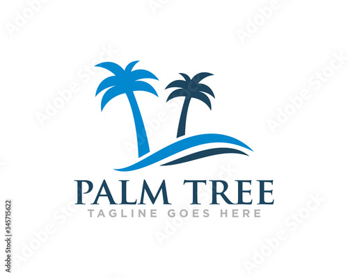 Wallpaper Mural Palm Tree Logo Design Vector Torontodigital.ca