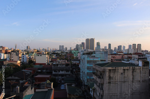 Cityscape in Manila, Philiippines.
